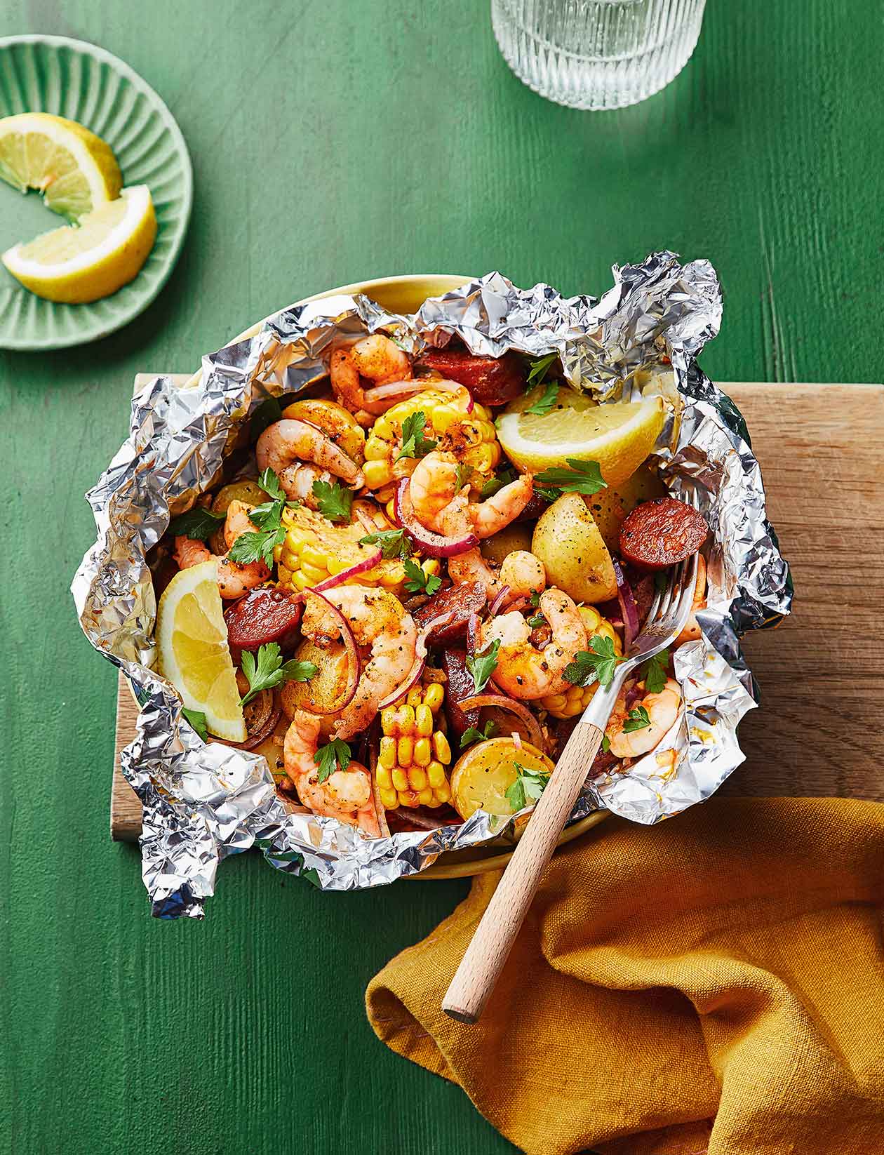 'Yours and mine' seafood boils recipe | Sainsbury`s Magazine
