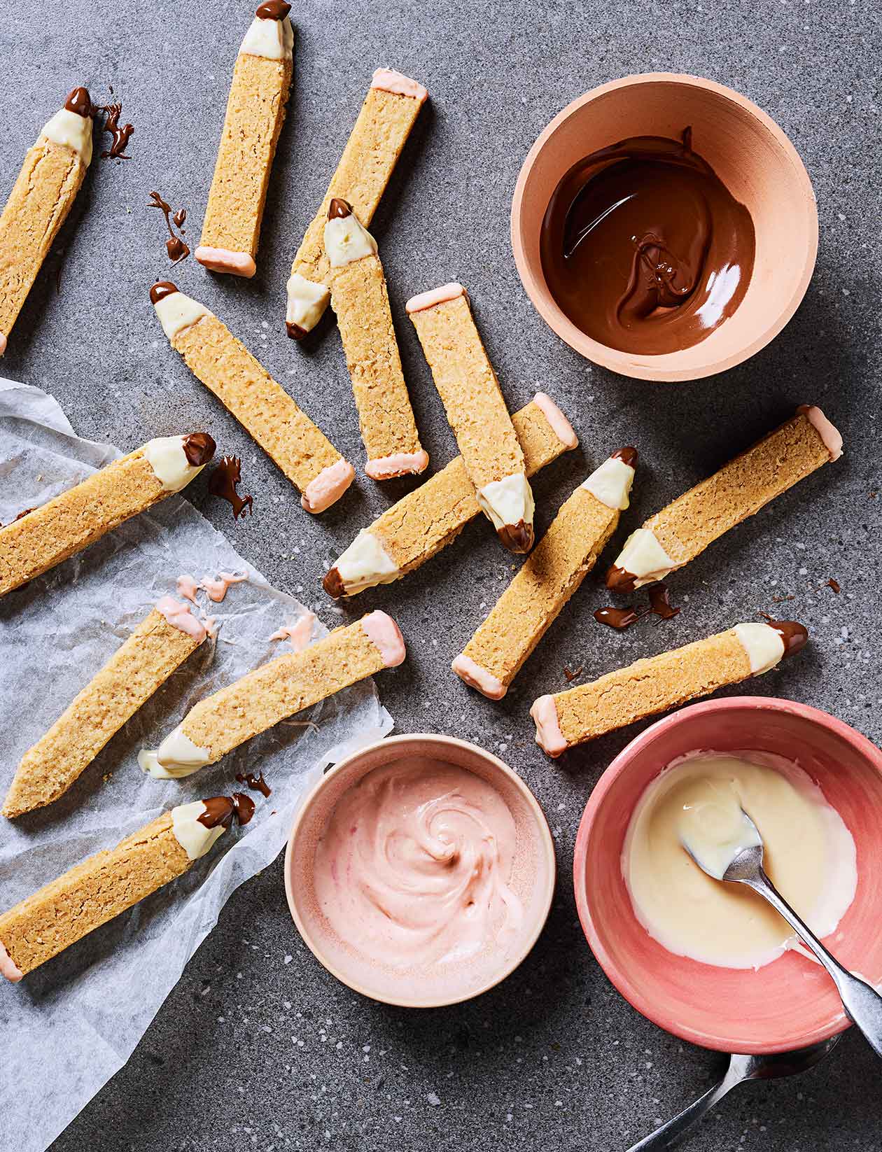 Shortbread pencils recipe | Sainsbury's Magazine