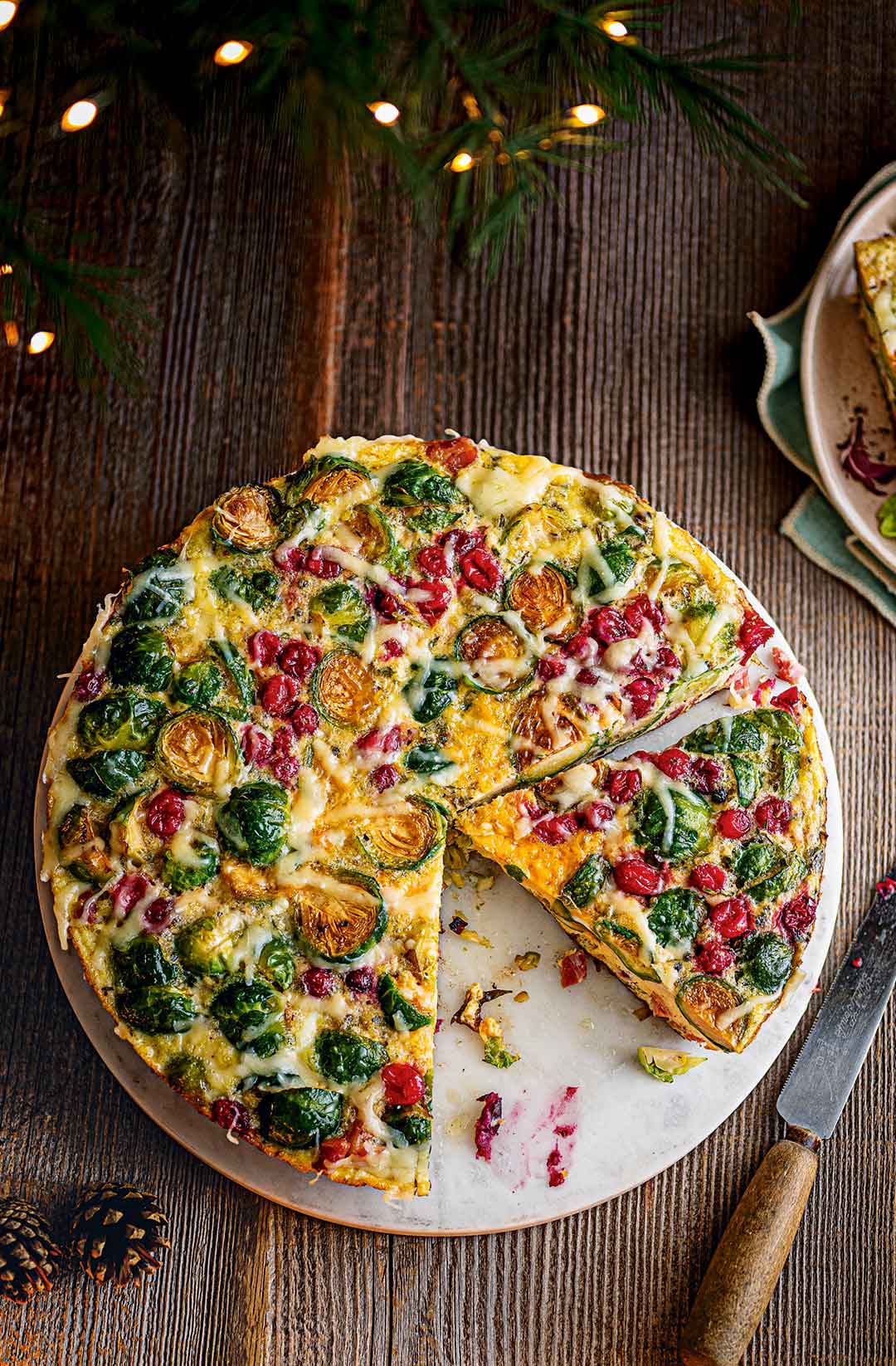 Leftover brussels sprouts frittata recipe | Sainsbury`s Magazine