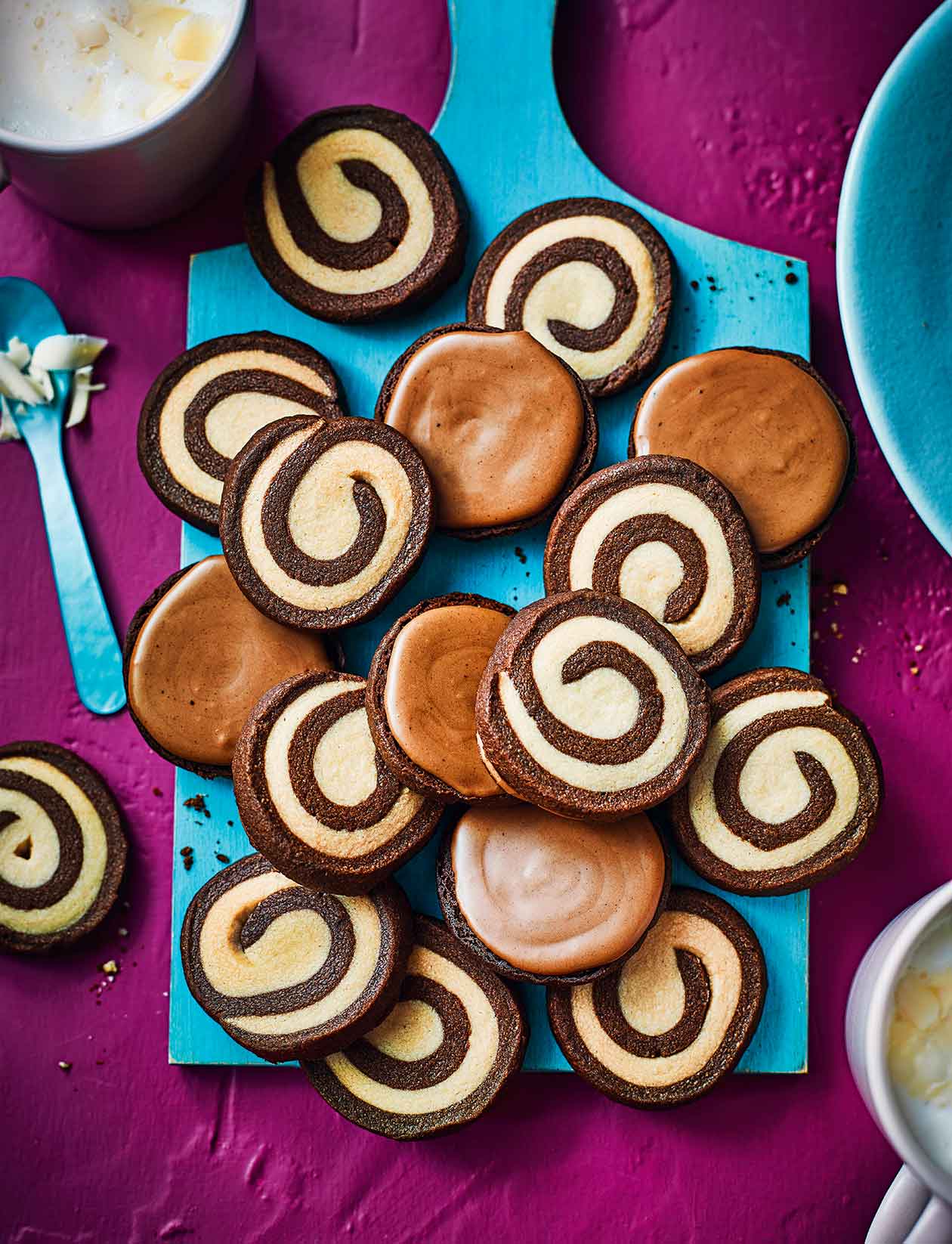 Mocha pinwheels recipe | Sainsbury`s Magazine