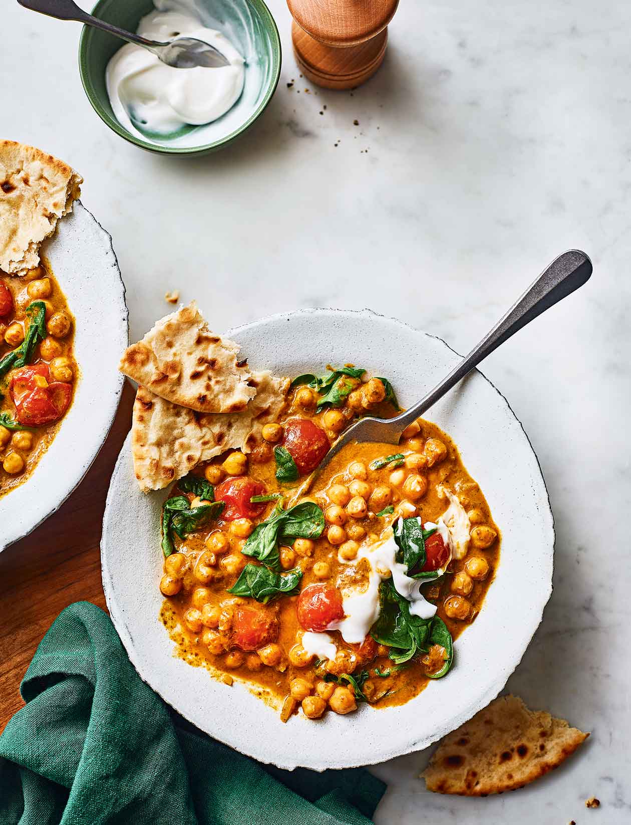 Spinach, chickpea and coconut curry recipe | Sainsbury`s Magazine