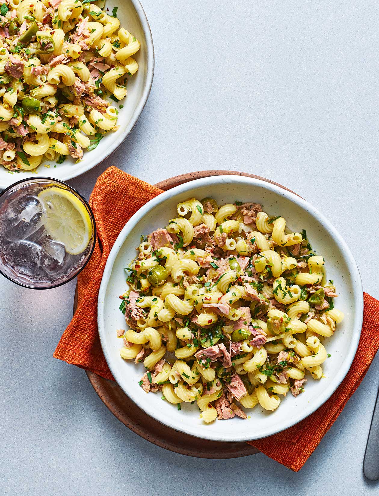 Lemony tuna and tarragon pasta recipe | Sainsbury`s Magazine