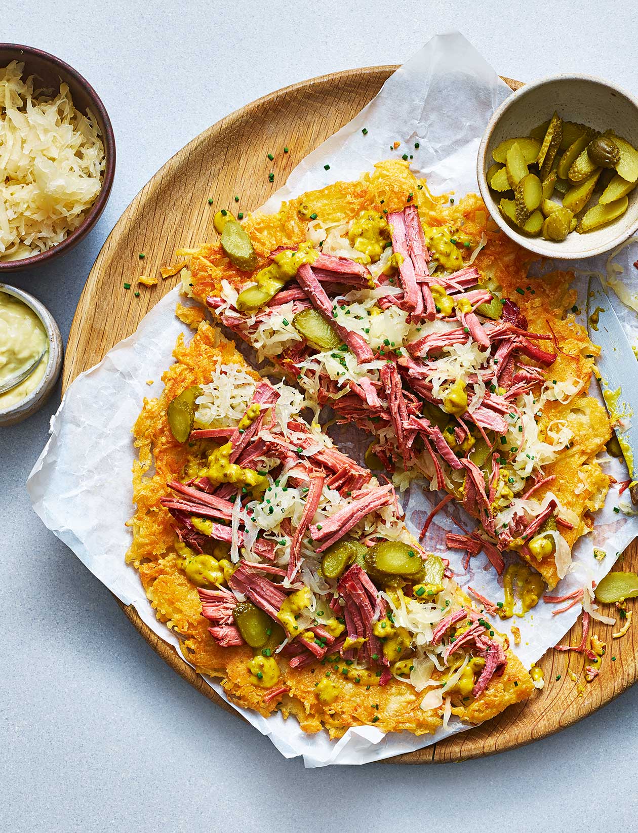 Reuben-style rösti recipe | Sainsbury`s Magazine