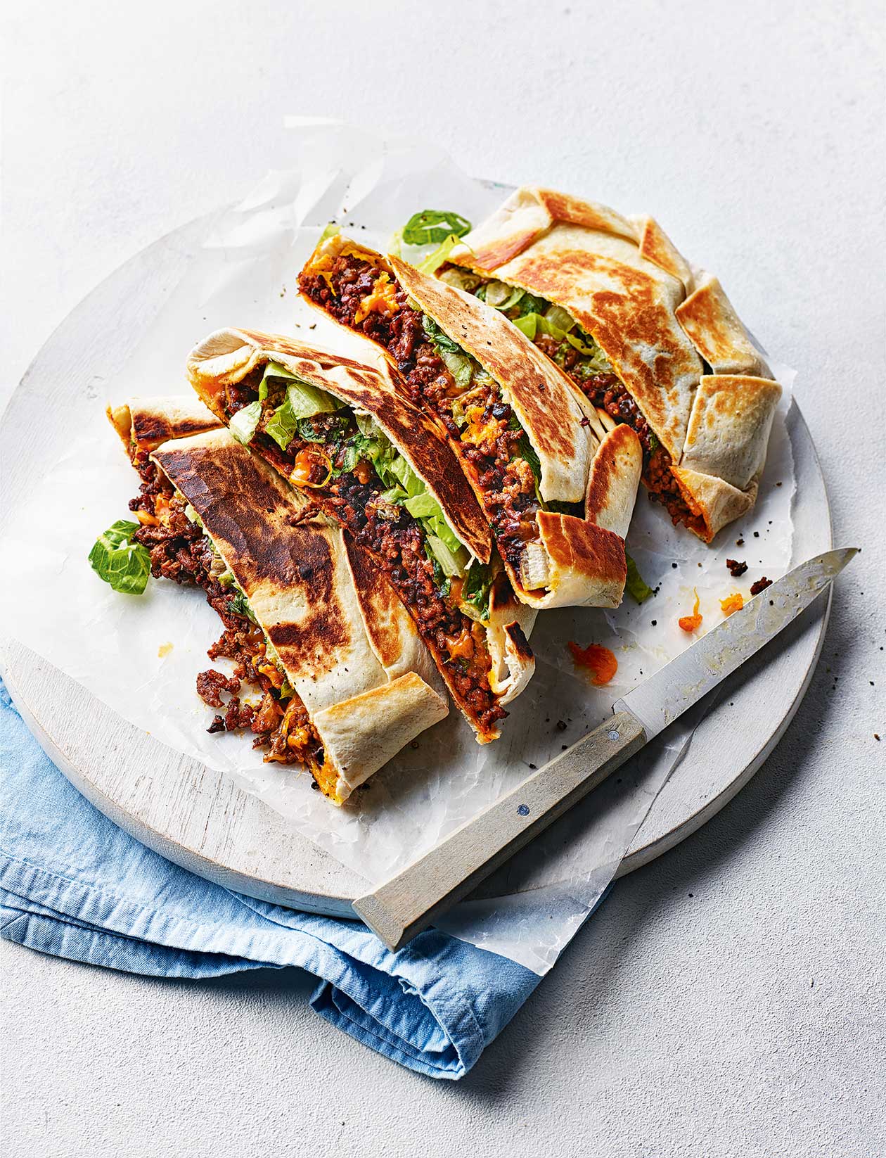Spicy chipotle crunch wraps recipe | Sainsbury`s Magazine