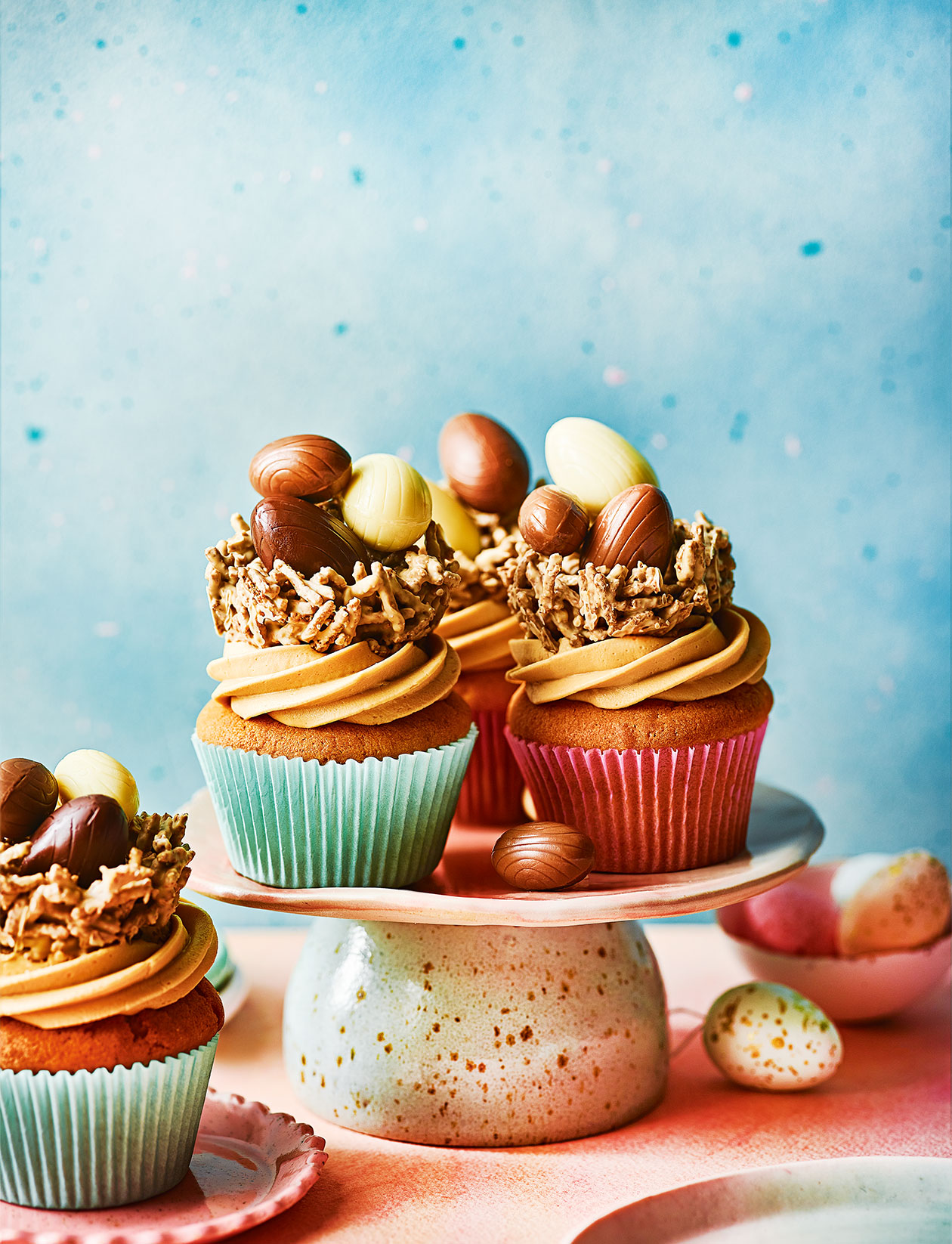 chocolate nest Easter cupcakes recipe | Sainsbury`s Magazine