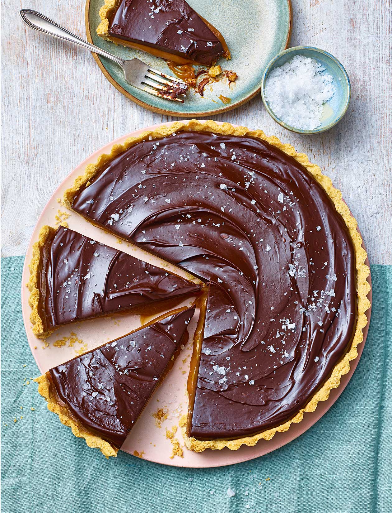 Salted millionaire's tart recipe | Sainsbury`s Magazine