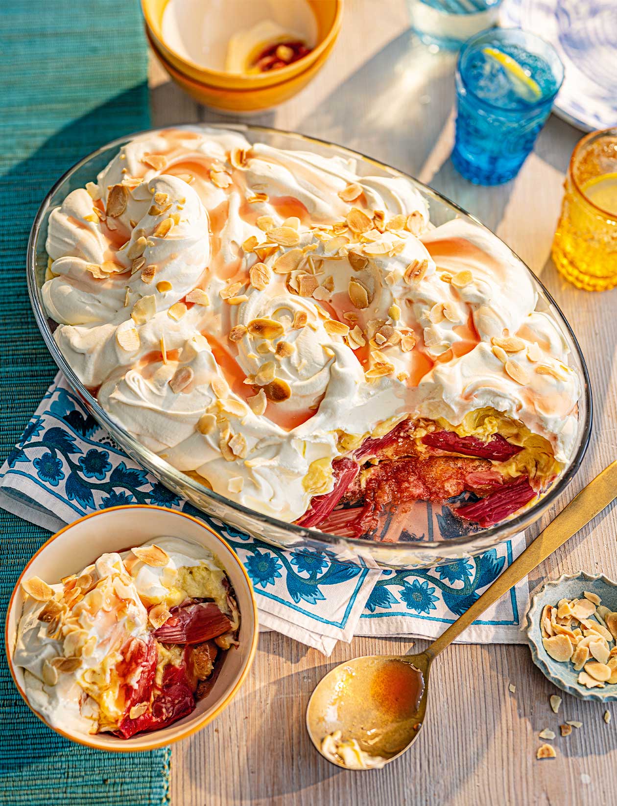 Rhubarb and custard trifle recipe | Sainsbury`s Magazine