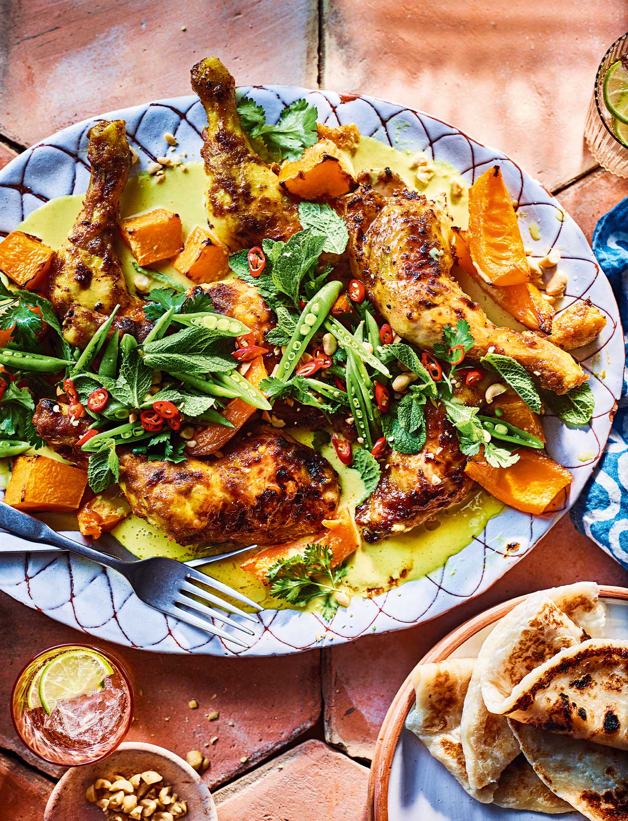 Thai yellow curry chicken and squash recipe | Sainsbury`s Magazine
