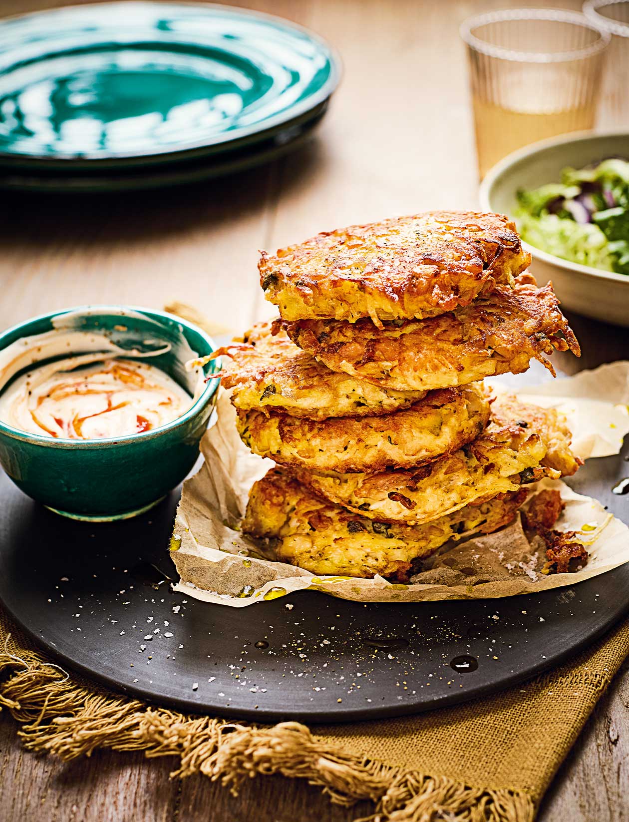 Crispy tuna, caper and potato cakes recipe | Sainsbury`s Magazine