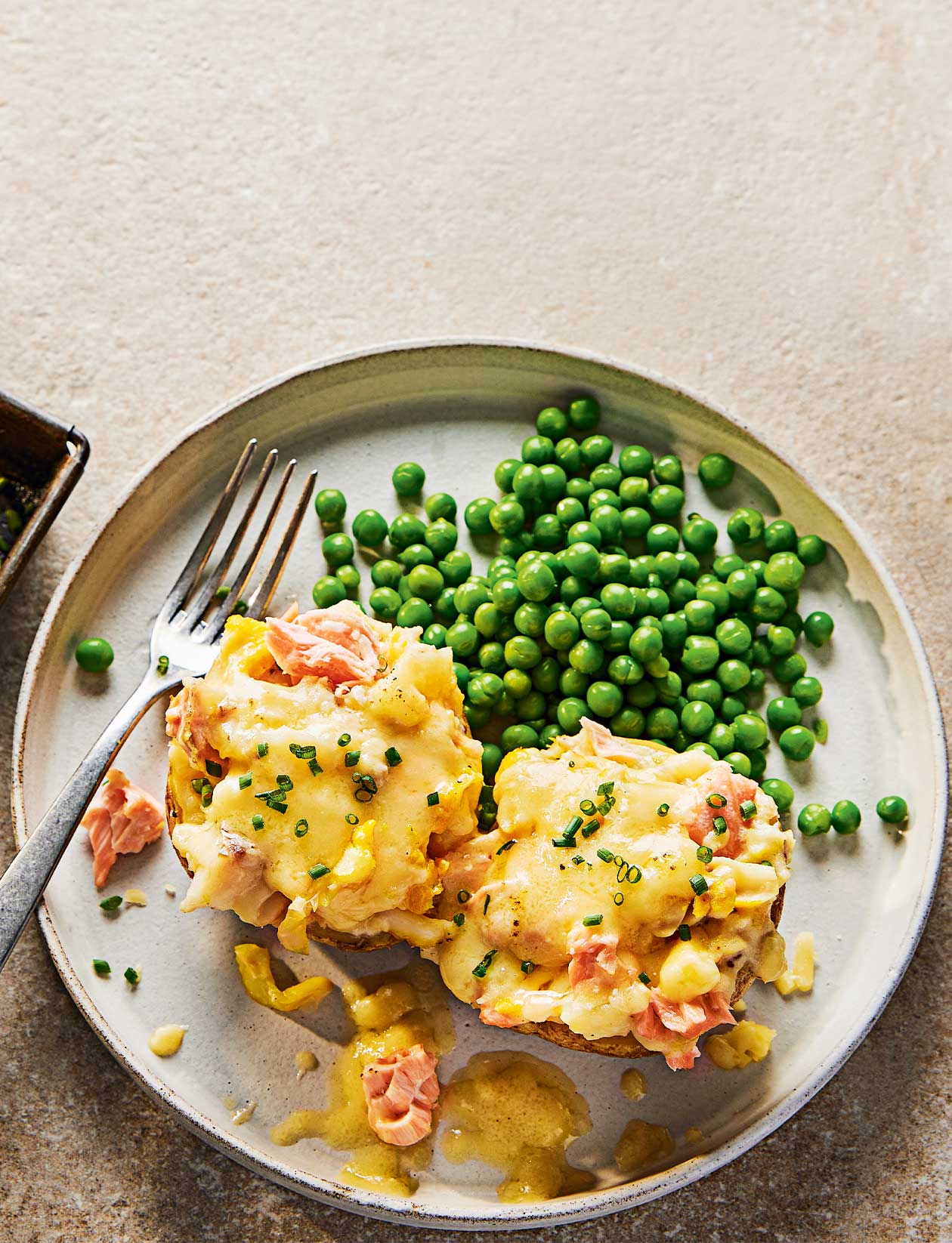 Twice-cooked fish pie potatoes recipe | Sainsbury's Magazine
