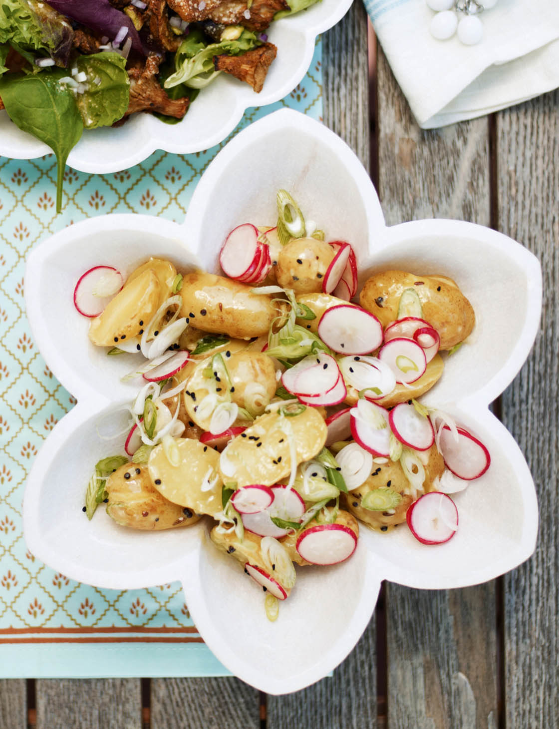 Lightly spiced potato salad Sainsbury`s Magazine