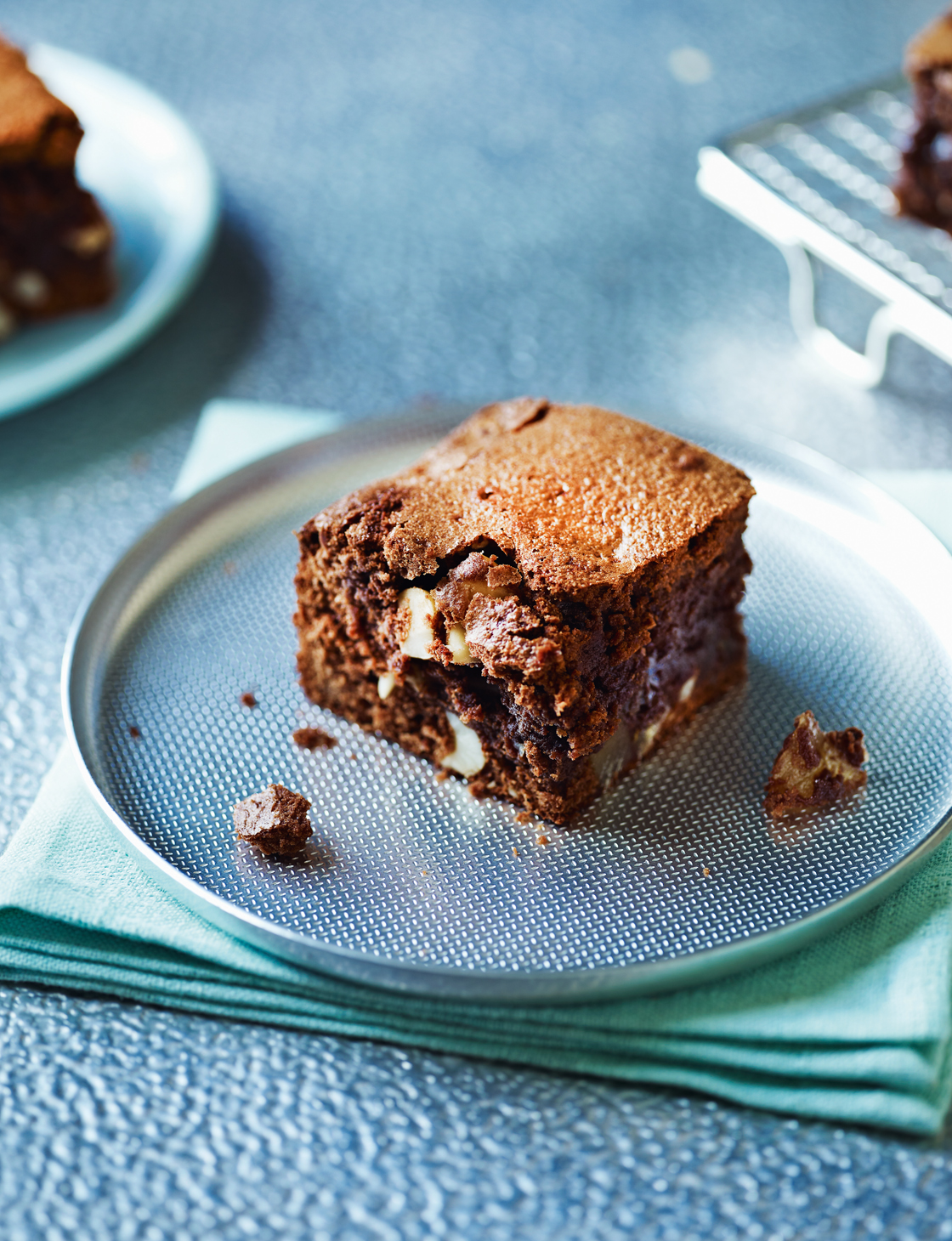 Chocolate, Brazil nut and ginger brownies | Sainsbury`s Magazine