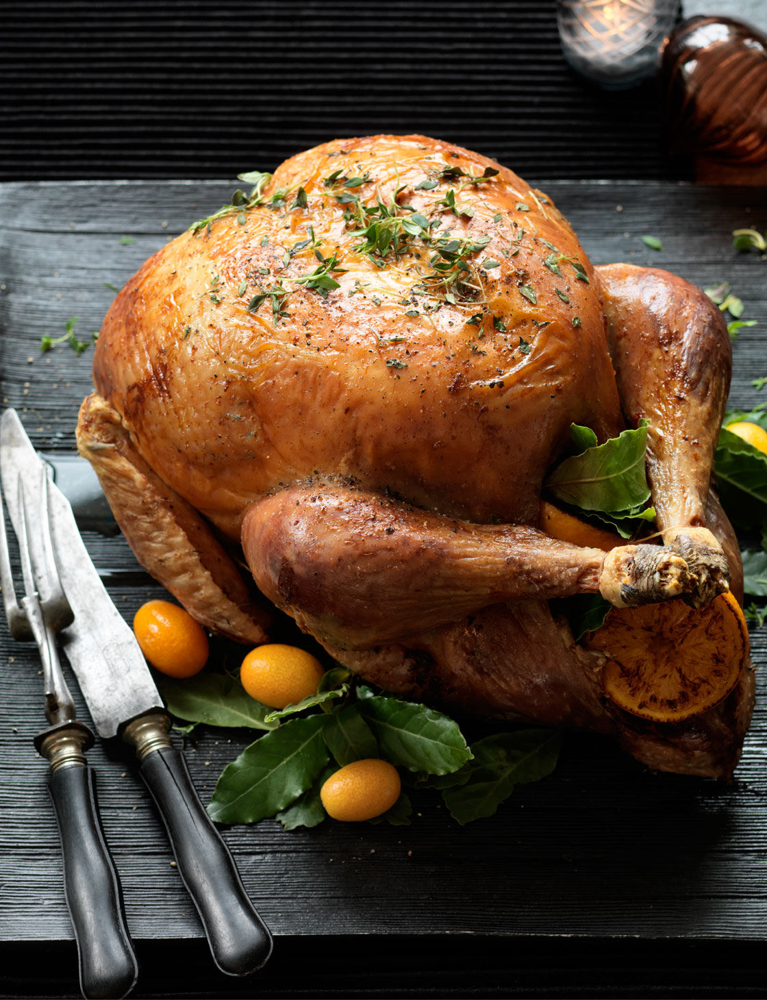 Classic Roast Turkey With Chestnut Stuffing Balls Sainsbury S Magazine