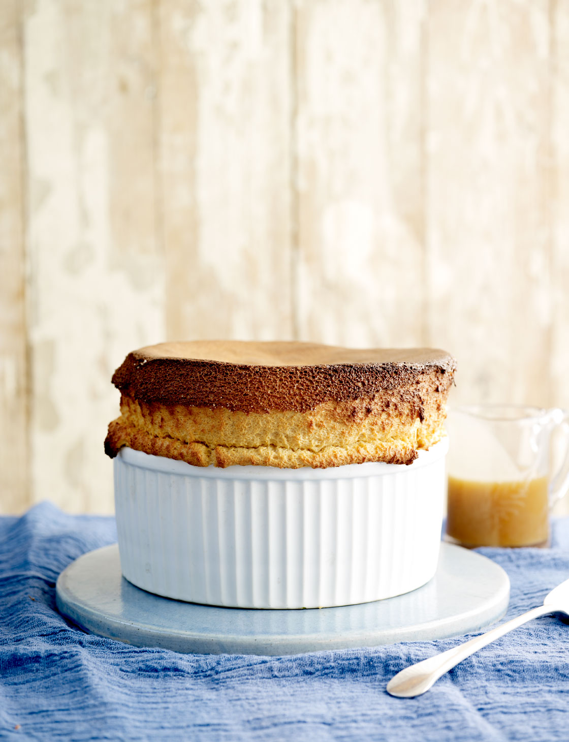Salted caramel soufflé Sainsbury's Magazine