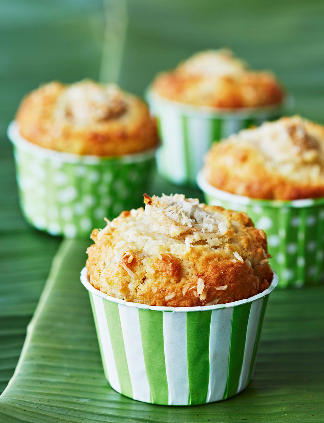 Banana and coconut muffins | Sainsbury`s Magazine