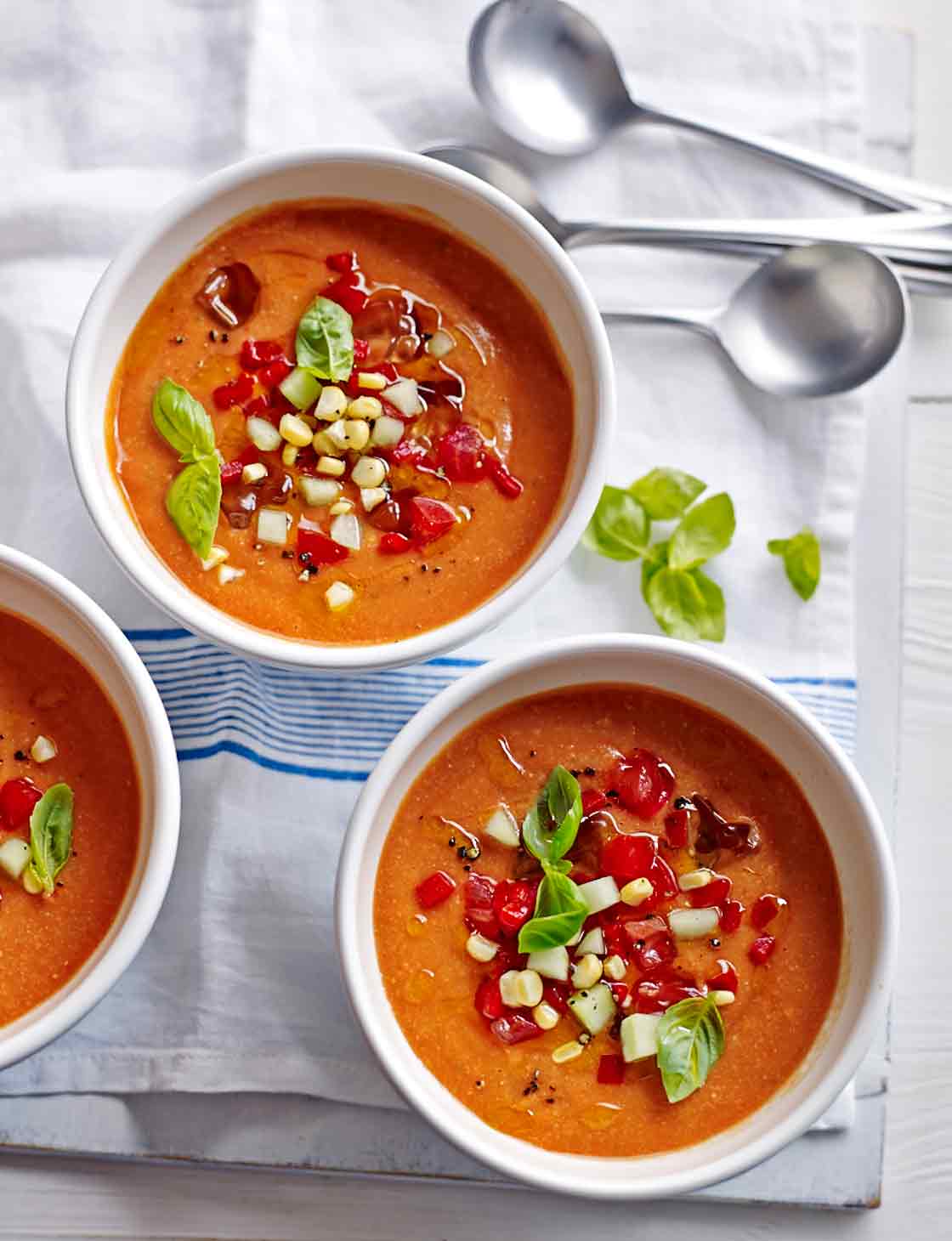 Summer vegetable gazpacho | Sainsbury`s Magazine