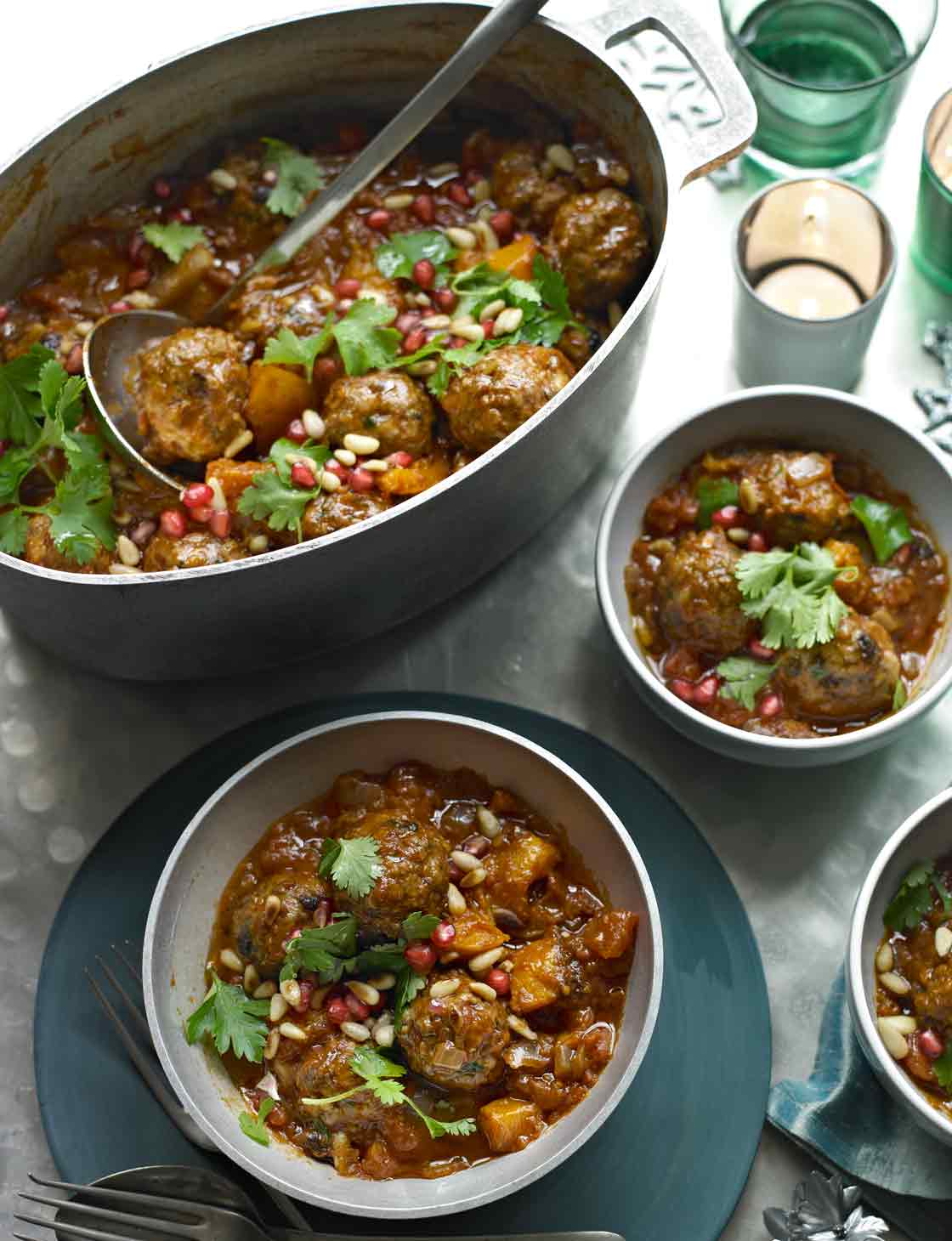 MiddleEastern spiced meatballs Sainsbury`s Magazine