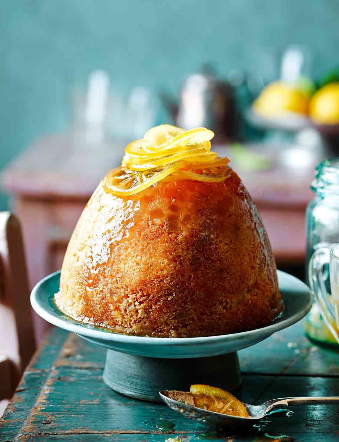 Cookies gingerbread fashioned Steamed pudding with lemon and ginger | Sainsbury`s Magazine