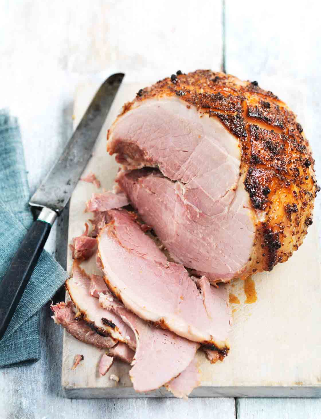 Ginger beer and tangerine glazed ham Sainsbury`s Magazine