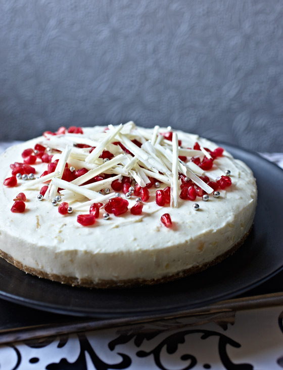 Double ginger and white chocolate cheesecake | Sainsbury`s Magazine