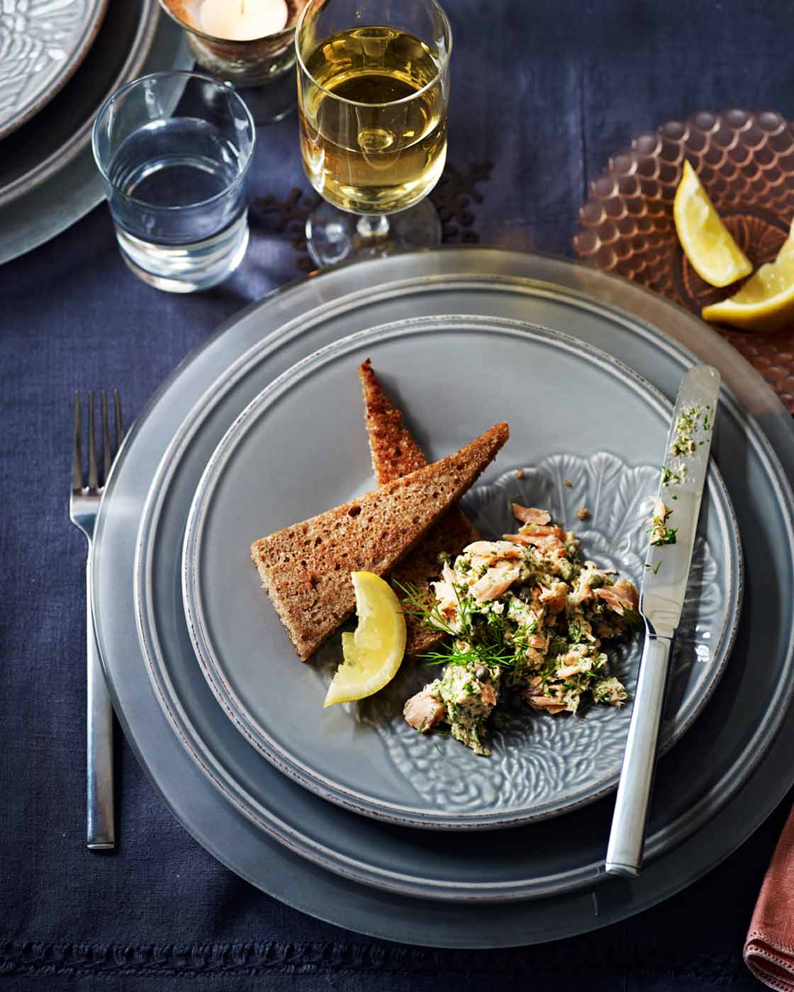 Hot smoked trout pâté Sainsbury's Magazine