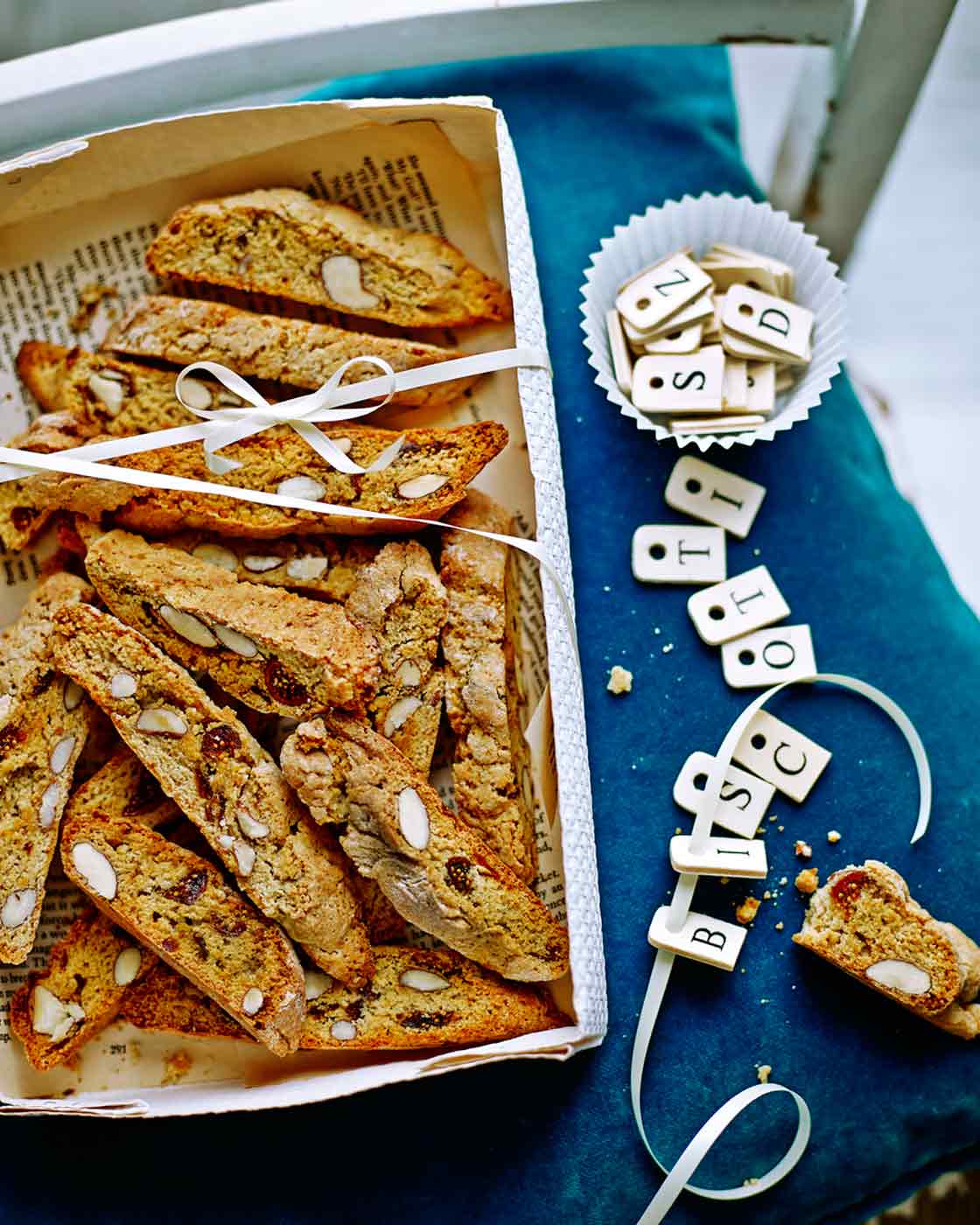 Orange, fig and almond biscotti Sainsbury`s Magazine