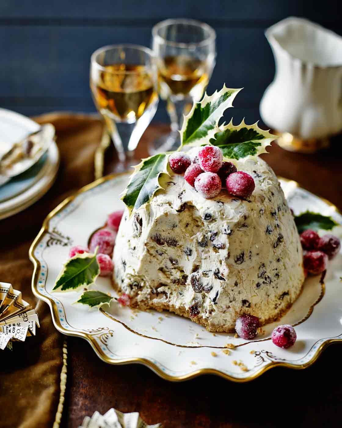 Iced Christmas pudding | Sainsbury`s Magazine