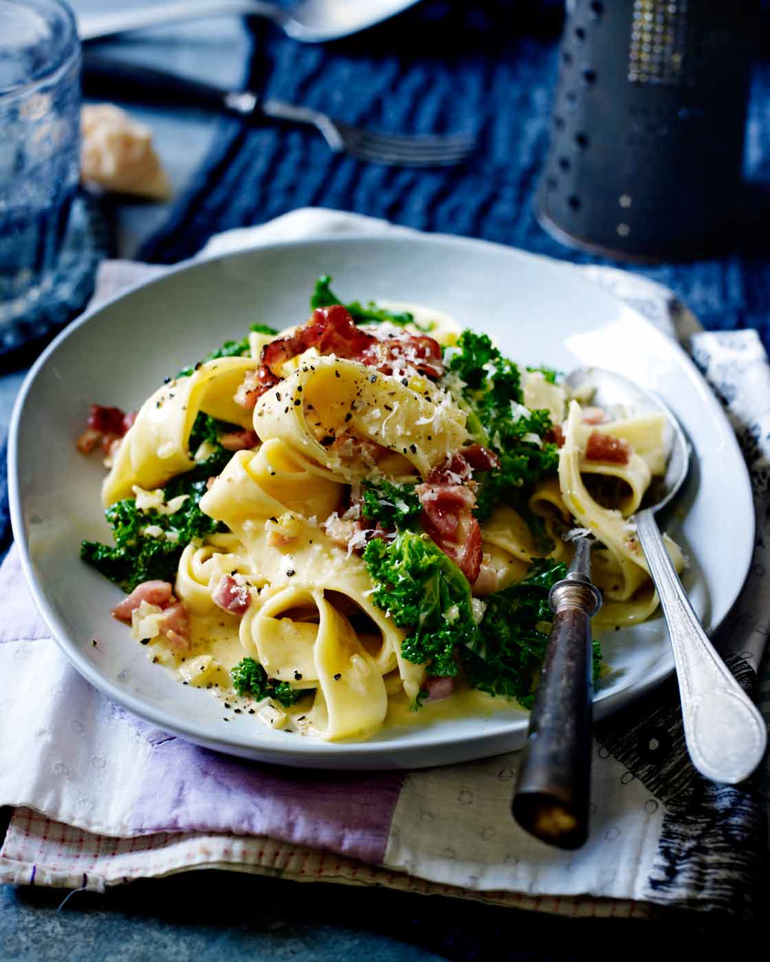 Kale carbonara | Sainsbury`s Magazine