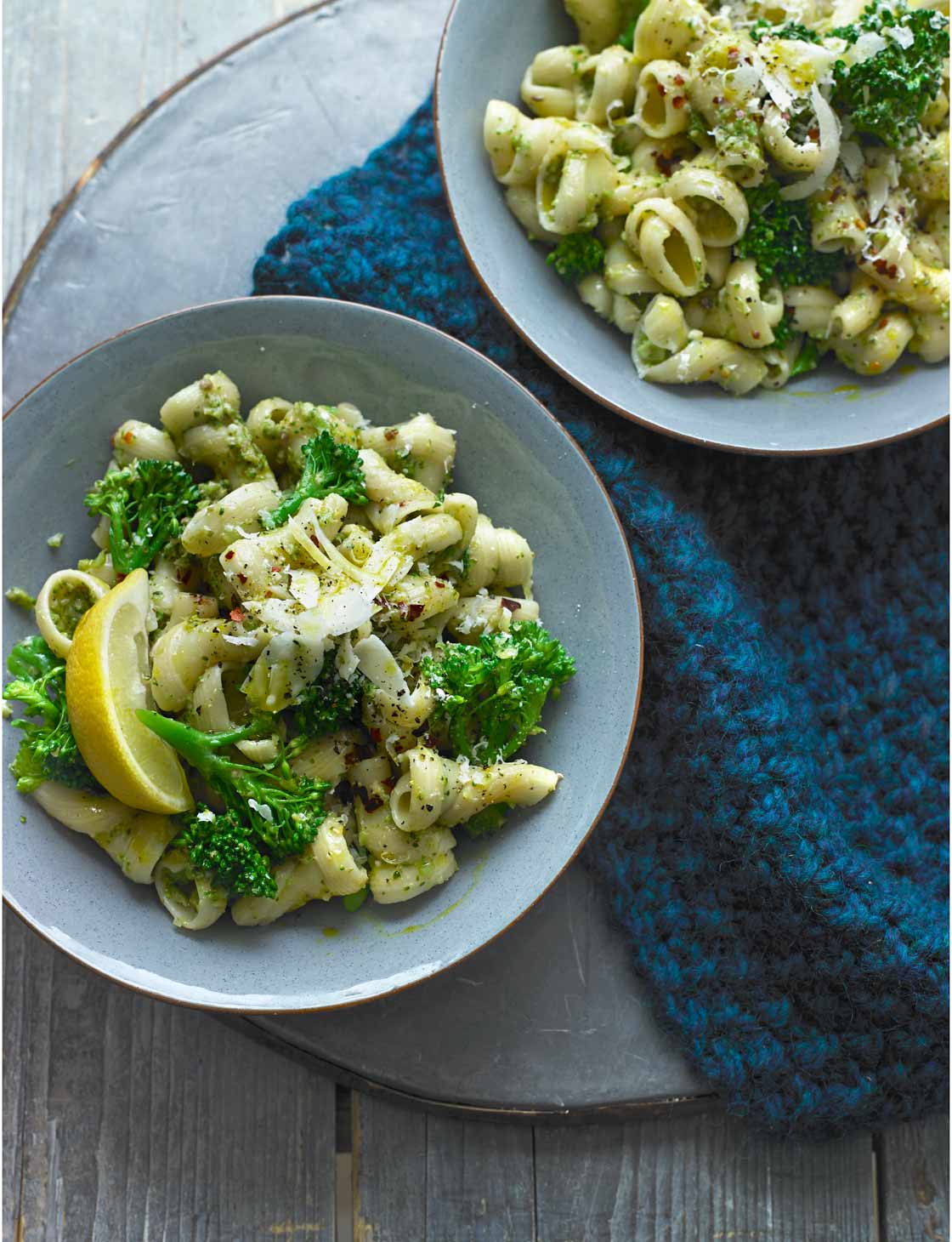 Lemony broccoli and anchovy pasta Sainsbury`s Magazine