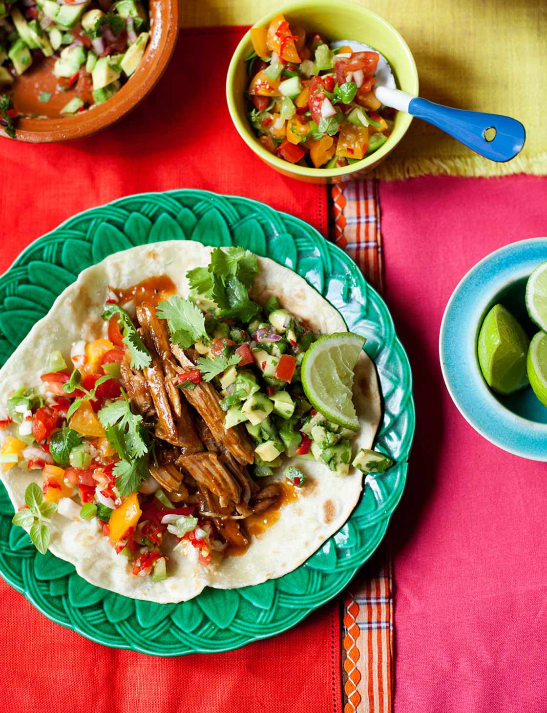 Pork tortillas Sainsbury`s Magazine