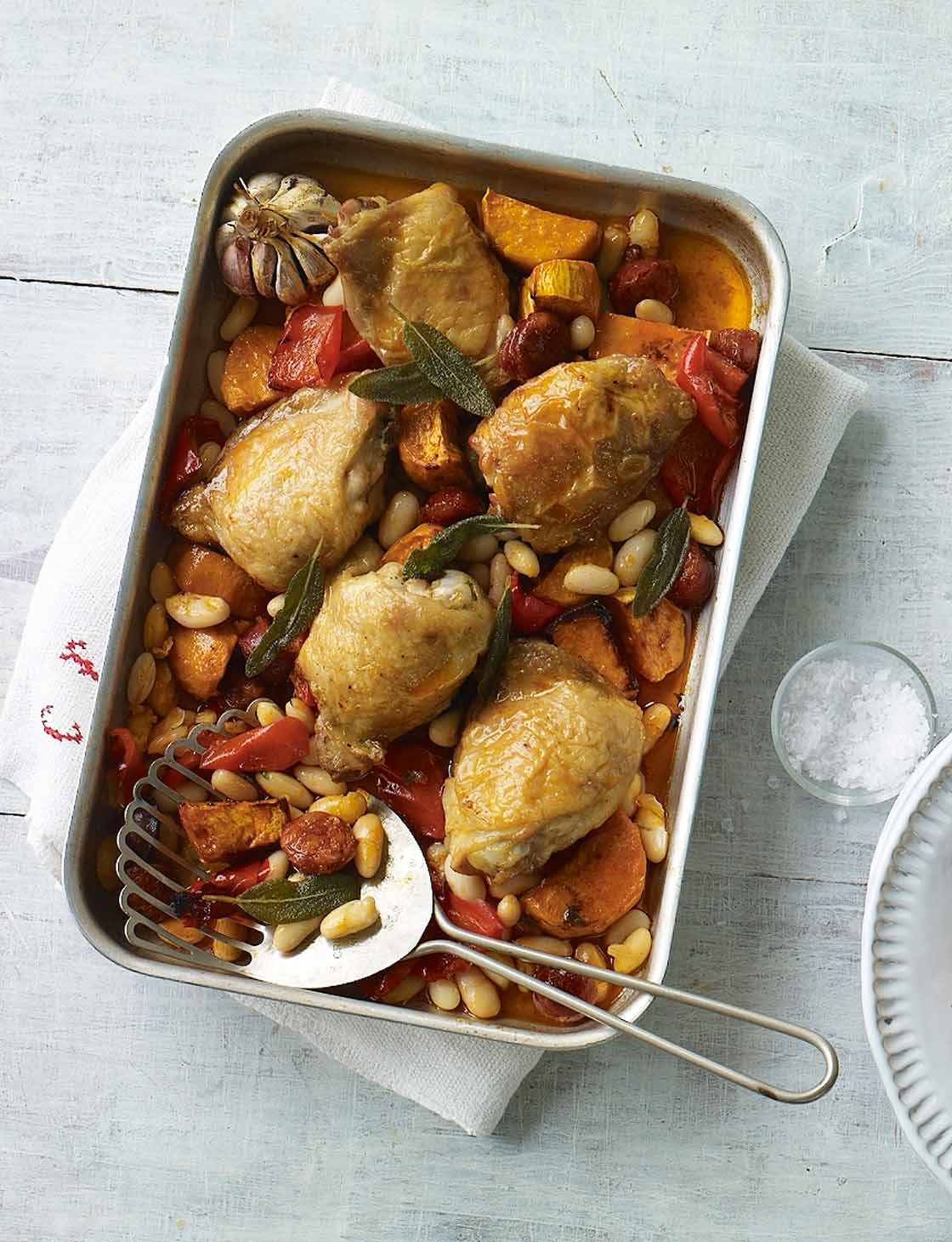 One Pan Spanish Chicken Sainsbury S Magazine