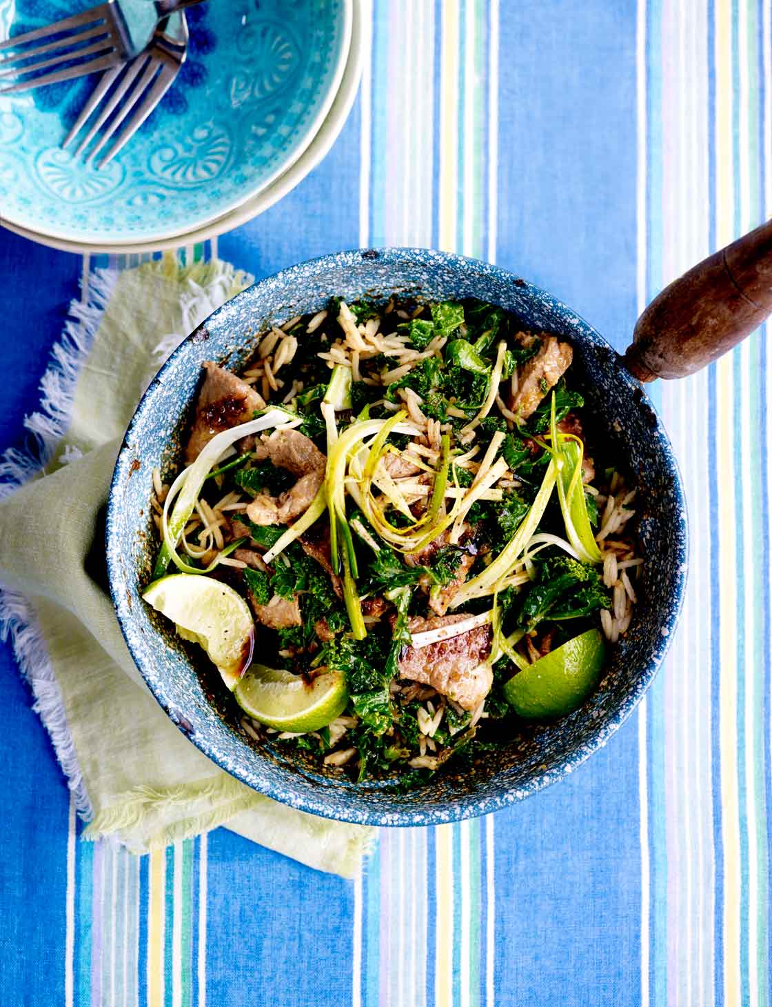 Ginger and lemongrass pork with Thai rice | Sainsbury`s Magazine