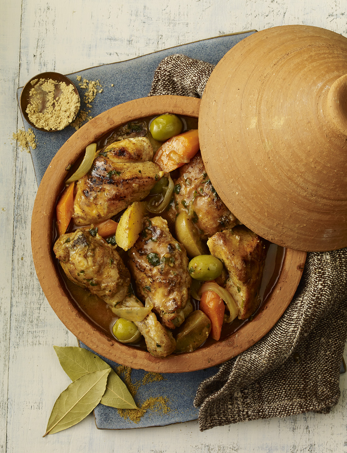 Spiced Chicken Tagine With Preserved Lemon And Olives Sainsbury S Magazine