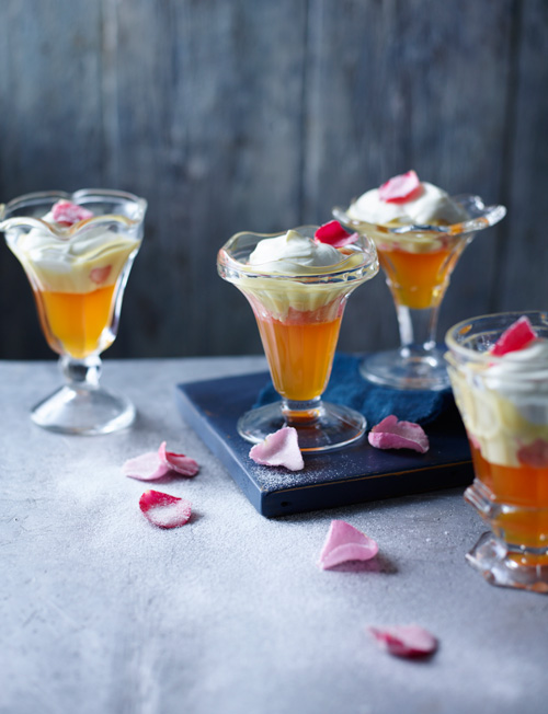 Rhubarb and custard sundaes | Sainsbury`s Magazine