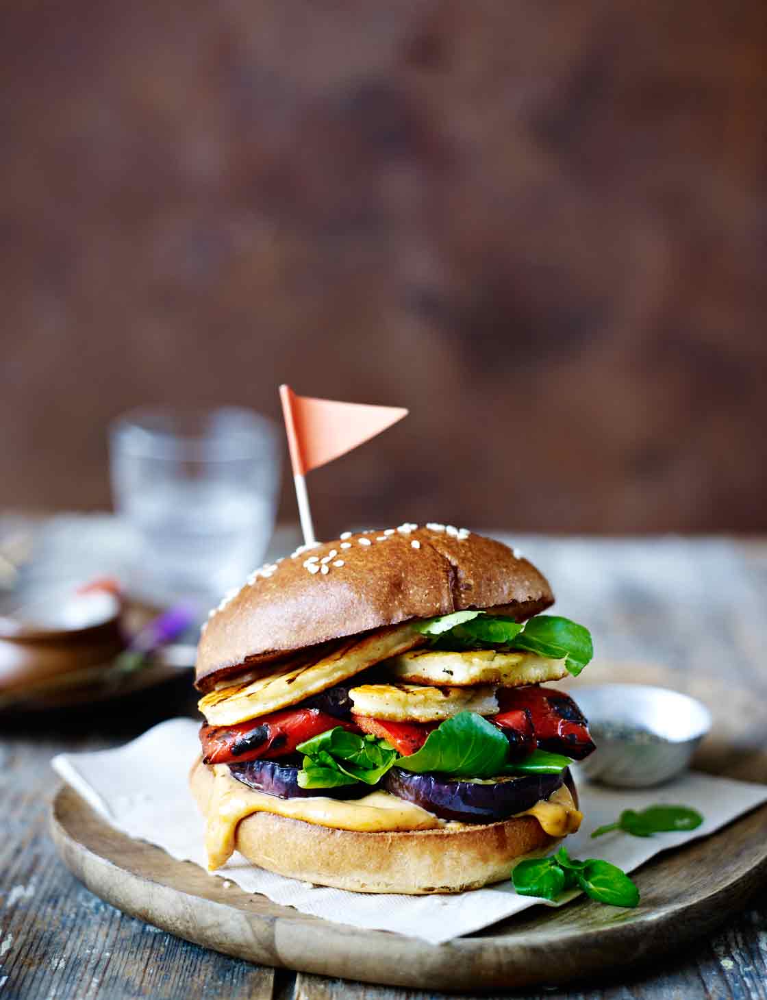 The ultimate veggie burger with lemonchipotle mayo Sainsbury's Magazine
