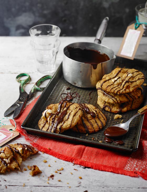 Toffee popcorn cookies | Sainsbury`s Magazine