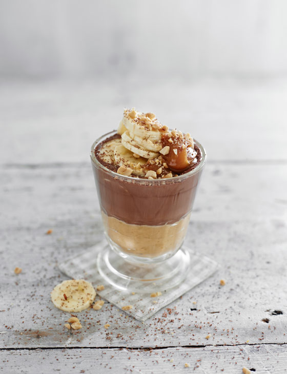 Banana and peanut butter chocolate cups Sainsbury`s Magazine