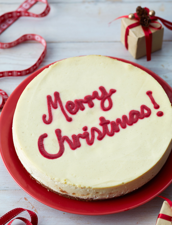 Merry Christmas cheesecake | Sainsbury`s Magazine
