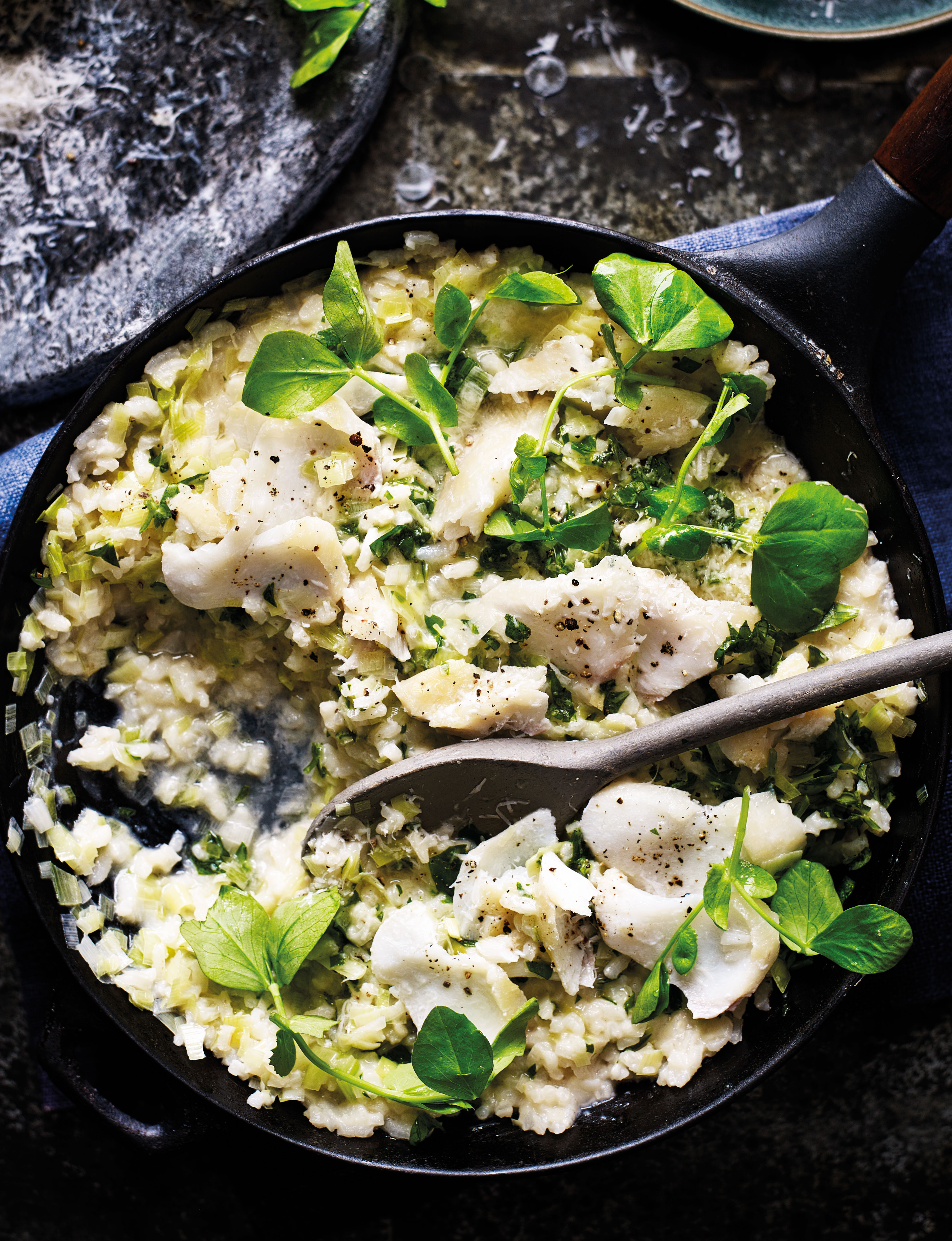 Smoked haddock and leek risotto | Sainsbury`s Magazine