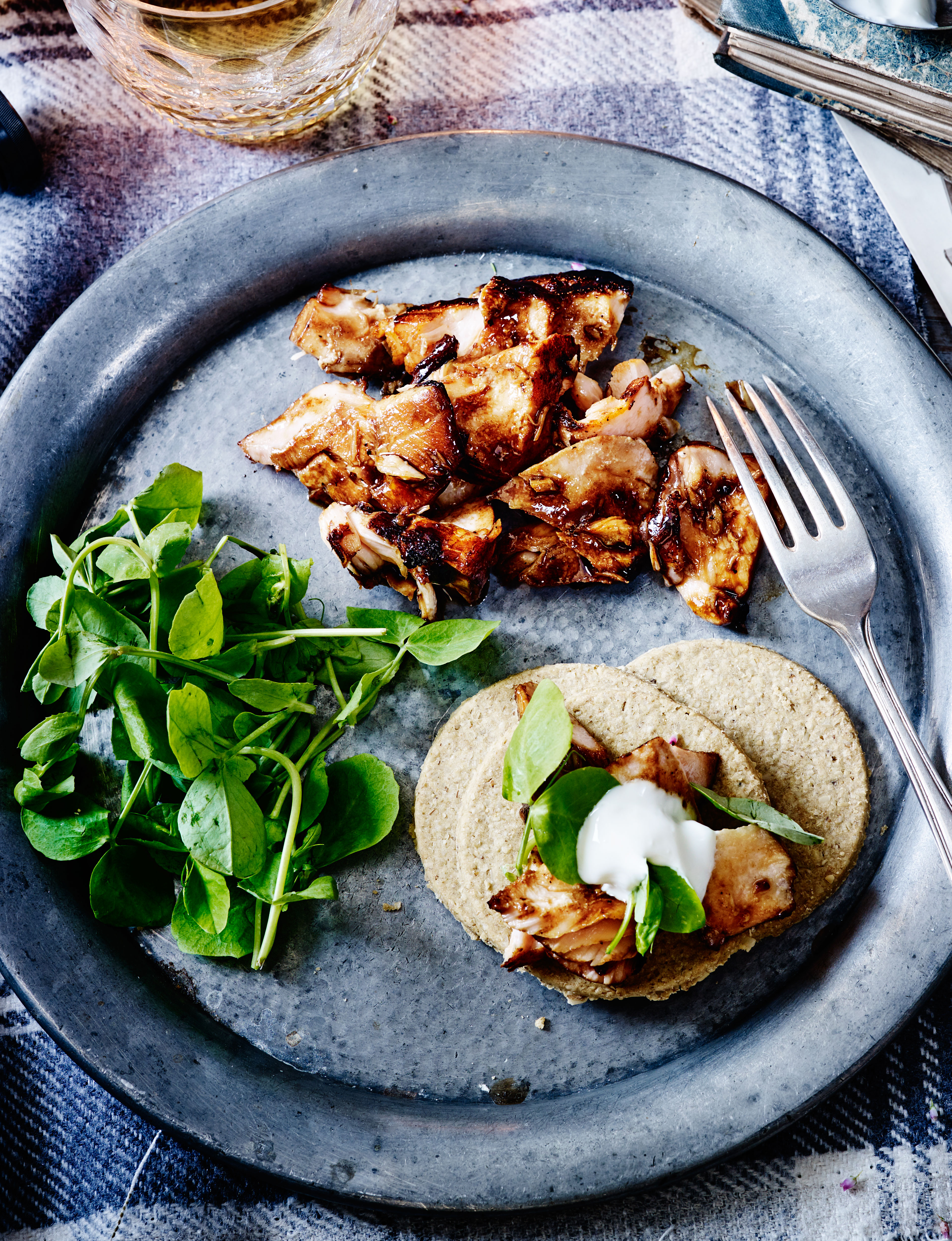 Whisky and orange salmon oatcakes | Sainsbury`s Magazine