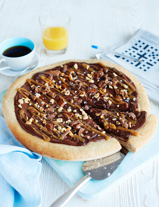 Salted Caramel And Chocolate Pizza Sainsbury S Magazine