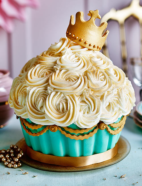 Goodness gracious giant cupcake Sainsbury's Magazine Goodness gracious giant cupcake Sainsbury's Magazine