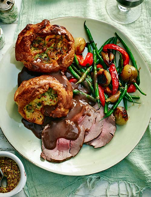 Roast beef with a twist Sainsbury`s Magazine
