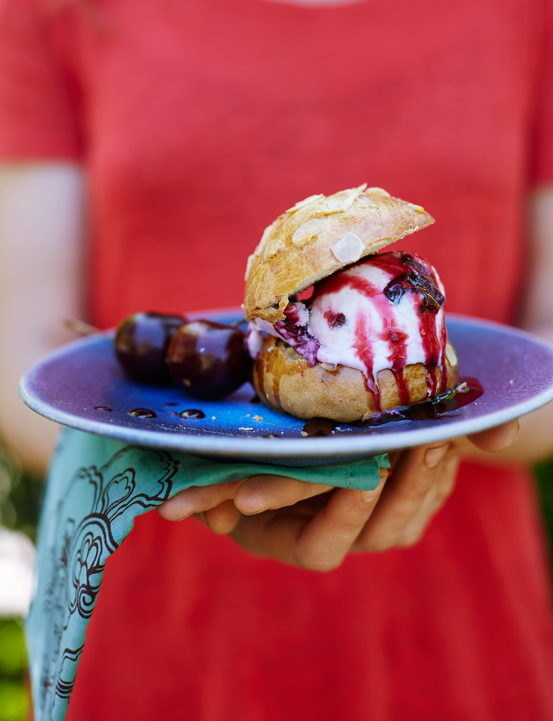 Orange, cardamom and almond brioche buns | Sainsbury`s Magazine