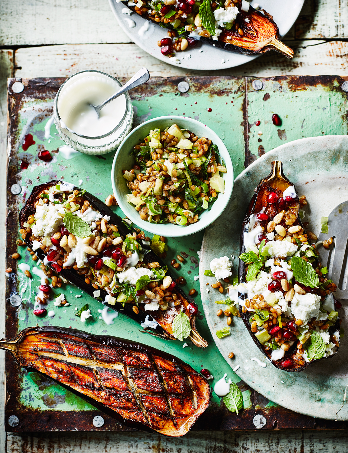 erectie Gymnast accu Baharat-spiced baked aubergines with feta, fennel and spelt recipe | Sainsbury`s Magazine erectie Gymnast accu Baharat-spiced baked aubergines with feta, fennel and spelt recipe | Sainsbury`s Magazine