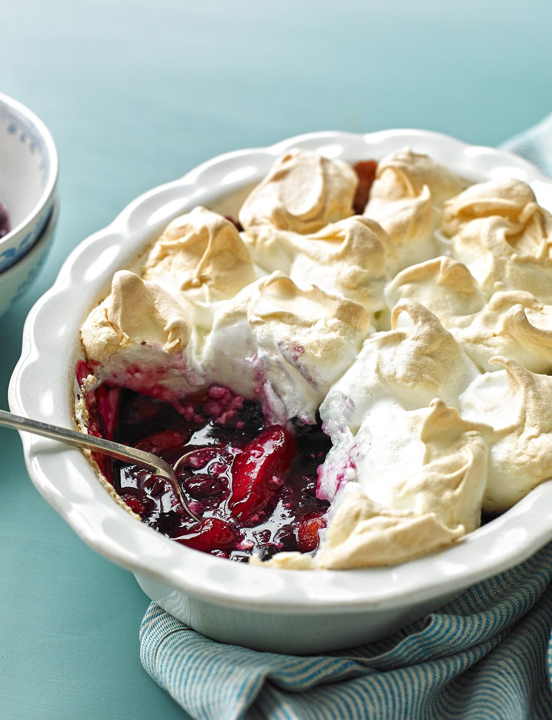 Berry baked meringue | Sainsbury`s Magazine
