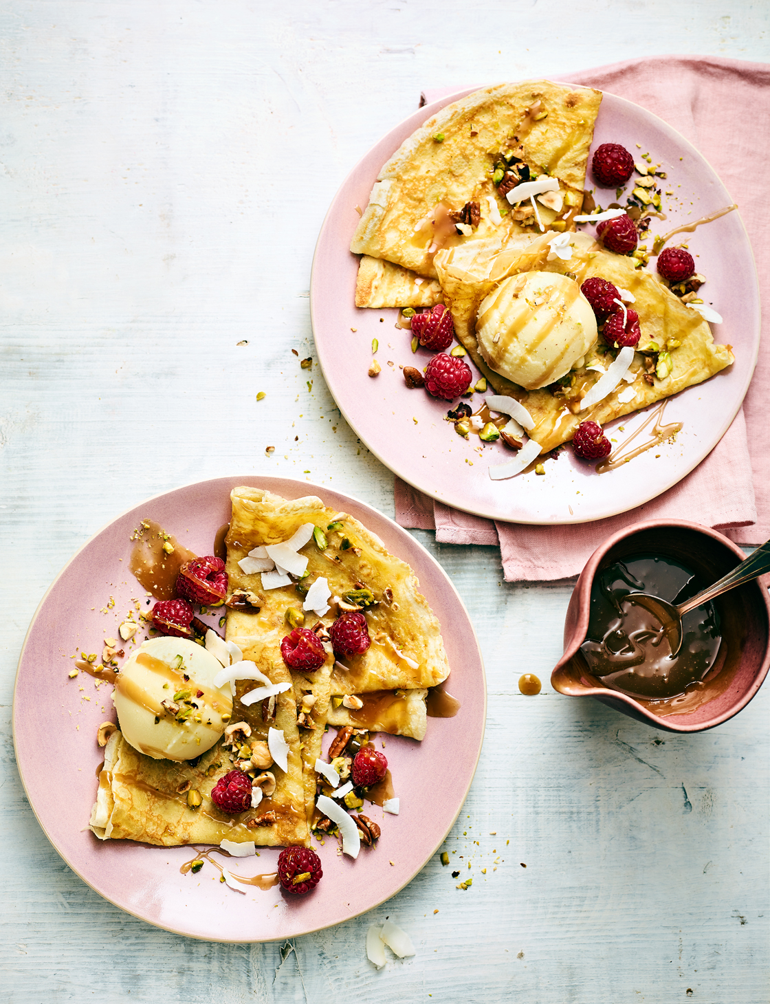 Coconut maple toffee sauce for pancakes recipe Sainsbury's Magazine