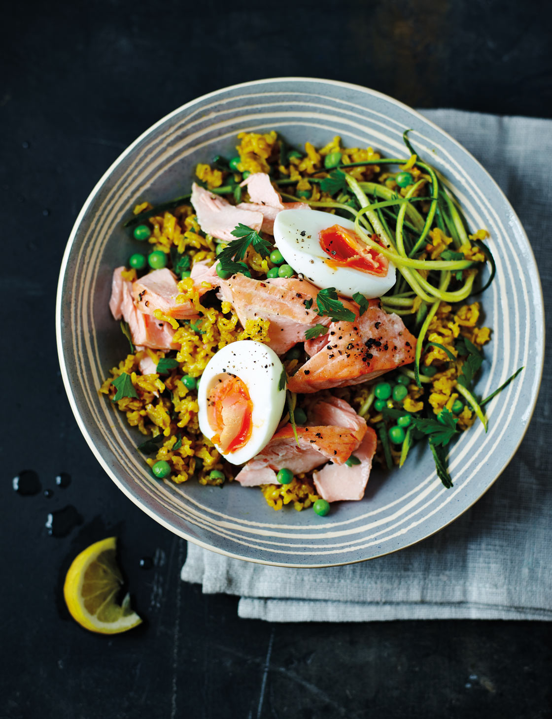 Tom Daley's kedgeree with salmon recipe Sainsbury`s Magazine