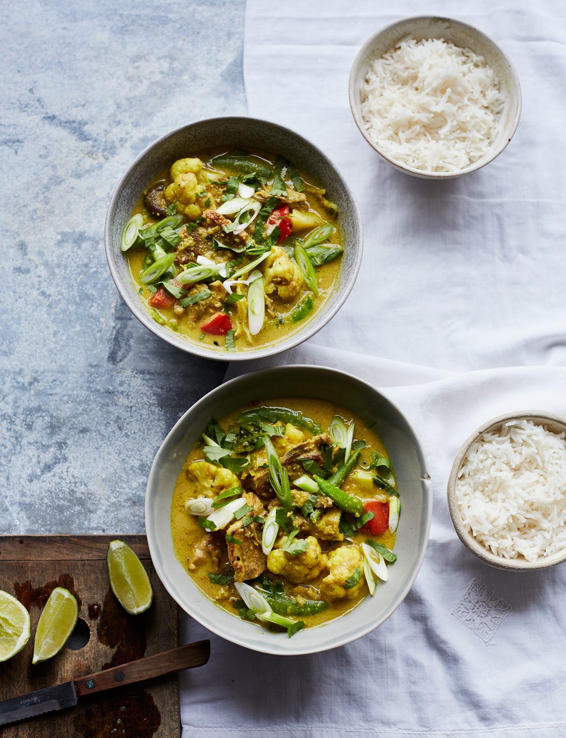 Yellow duck curry