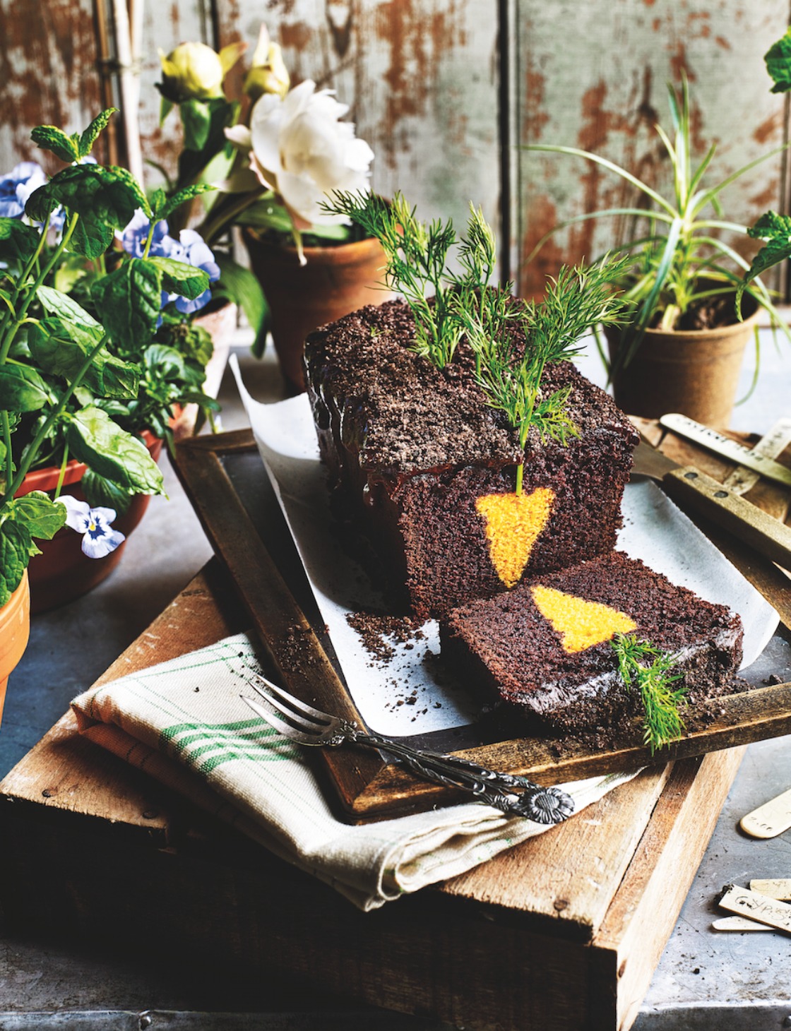 Hidden carrot cake Sainsbury`s Magazine